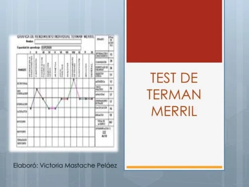 500. Prueba de Terman-Merrill